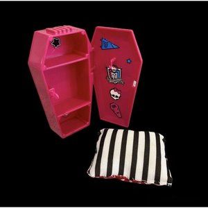 Monster High Doll Pink Locker & Striped Pillow Accessories set replacements